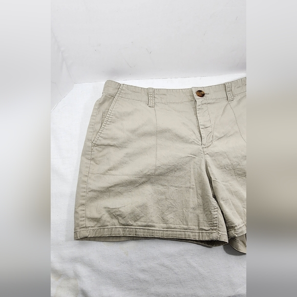 ❤️ DOCKERS WOMEN'S CHINO KHAKI SHORTS SIZE 12 ❤️ - Picture 3 of 13